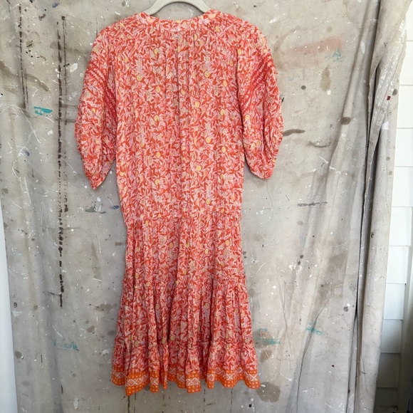 Poupette St Barth Bona Lemon Print Mini Dress - Picture 4 of 5